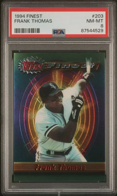 1994 Topps Finest Frank Thomas #203 card image