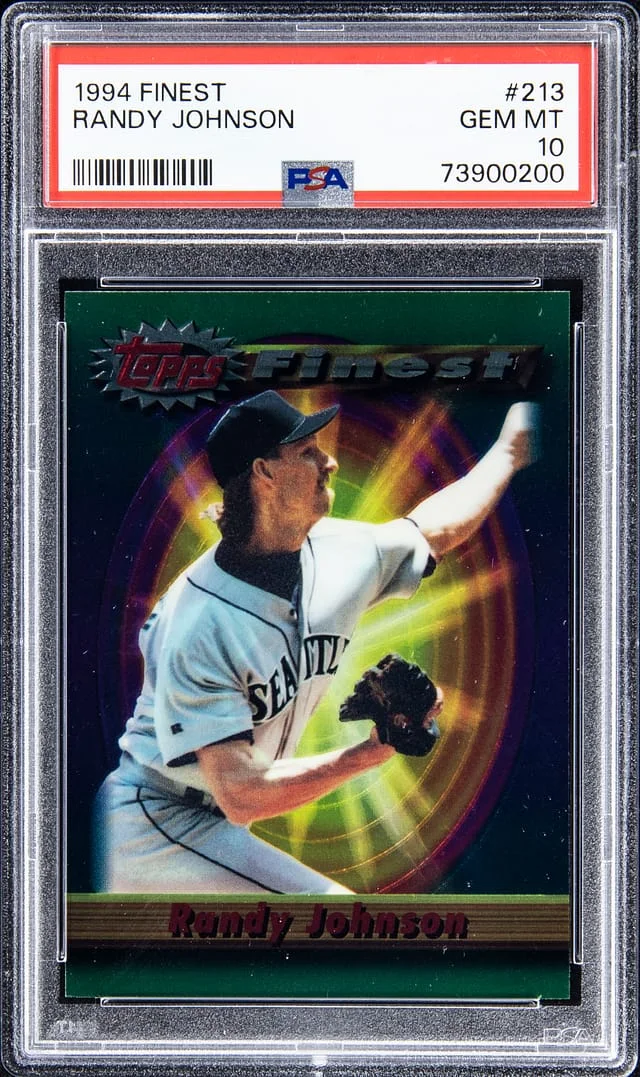 1994 Topps Finest Randy Johnson #213 card image