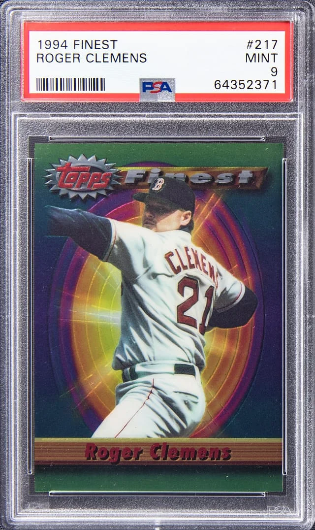 1994 Topps Finest Roger Clemens #217 card image