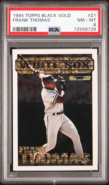 1994 Topps Frank Thomas Black Gold #21 card image
