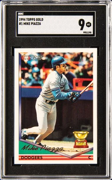 1994 Topps Mike Piazza Gold #1 card image