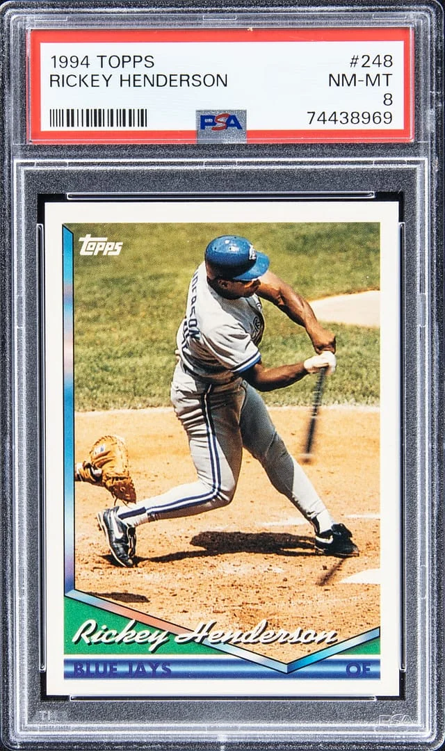 1994 Topps Rickey Henderson #248 card image