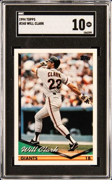 1994 Topps Will Clark #240 card image