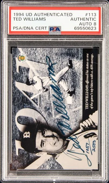 1994 UD Authenticated Ted Williams #113 card image
