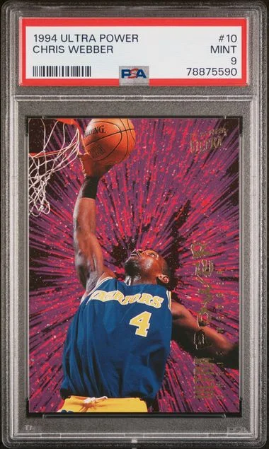 1994 Ultra Chris Webber Power #10 card image