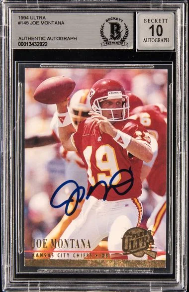 1994 Ultra Joe Montana #145 card image