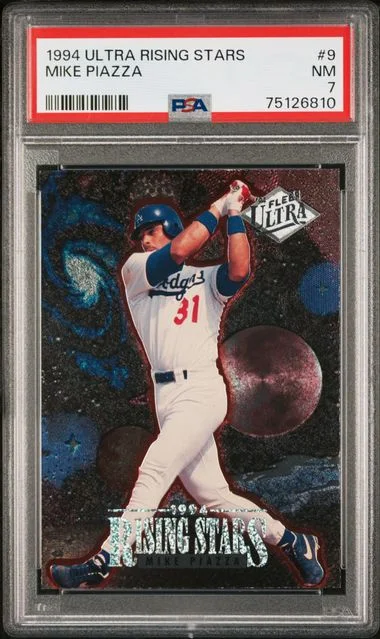 1994 Ultra Mike Piazza Rising Star #9 card image