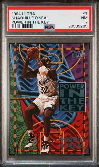 1994 Ultra Shaquille O'Neal Power In The Key #7 card image