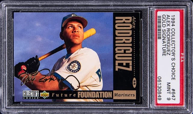 1994 Upper Deck Alex Rodriguez Collector's Edge #647 card image