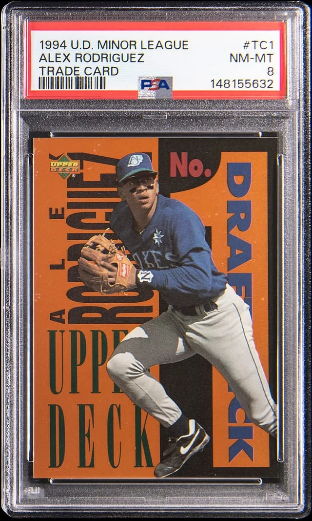 1994 Upper Deck Alex Rodriguez Minor League Trade Card #TC1 card image