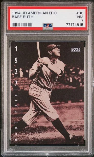 1994 Upper Deck Babe Ruth American Epic #30 card image