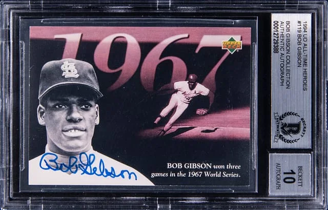1994 Upper Deck Bob Gibson All-Time Heroes #119 card image