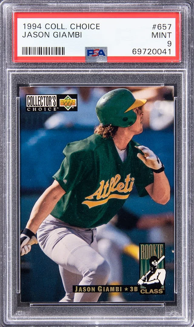 1994 Upper Deck Collector's Choice Jason Giambi #657 card image