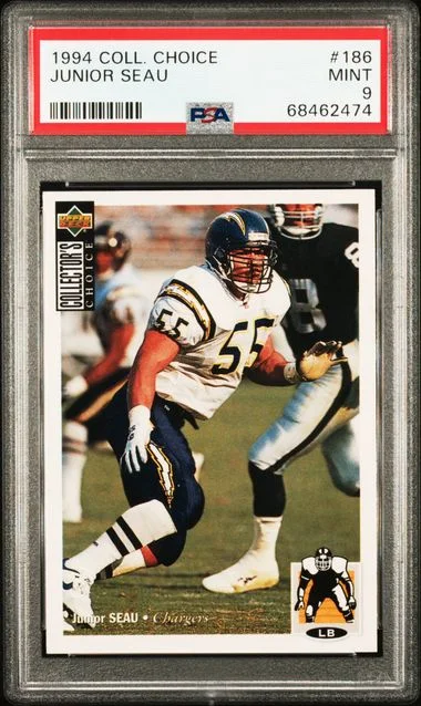 1994 Upper Deck Collector's Choice Junior Seau #186 card image