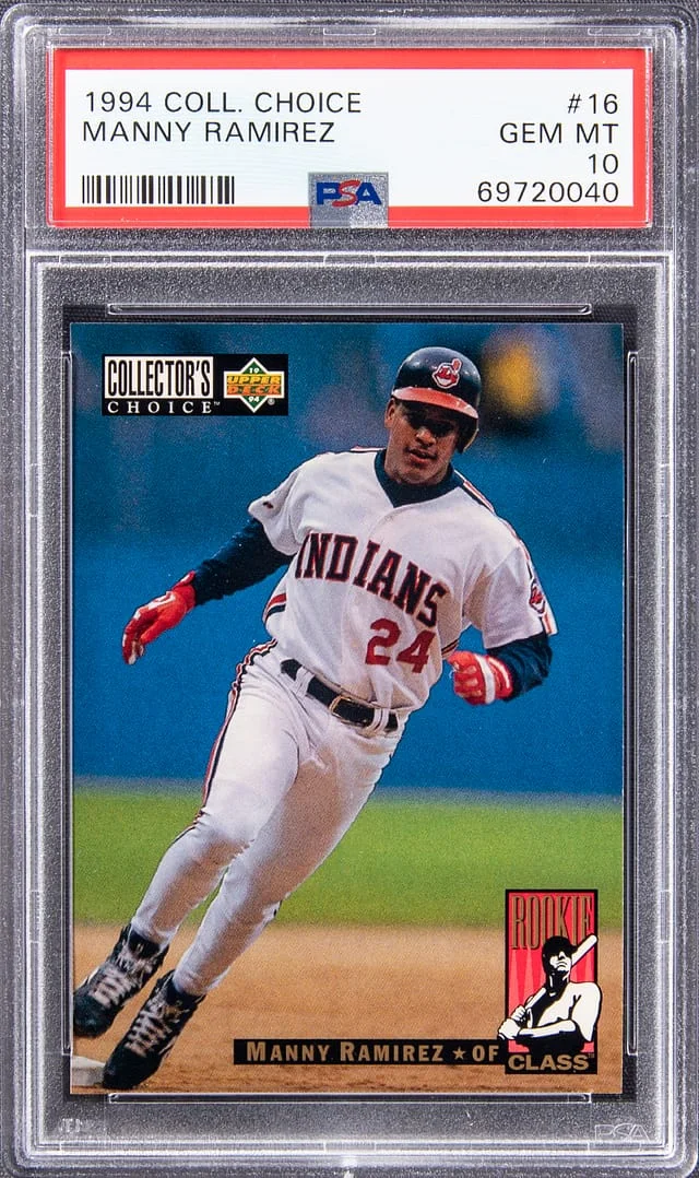 1994 Upper Deck Collector's Choice Manny Ramirez #16 card image