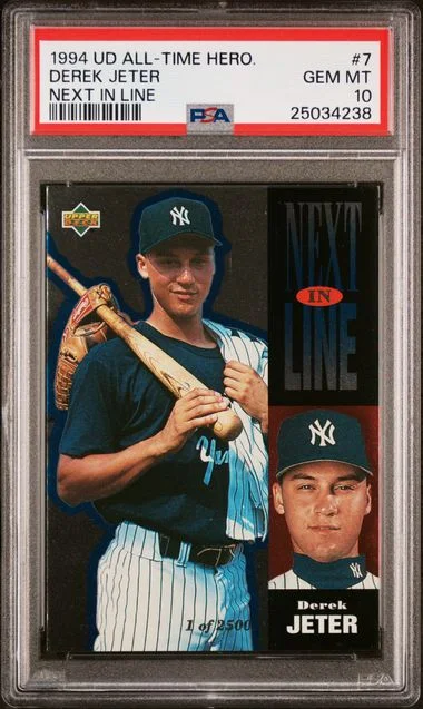 1994 Upper Deck Derek Jeter All-Time Heroes Next In Line #7 card image