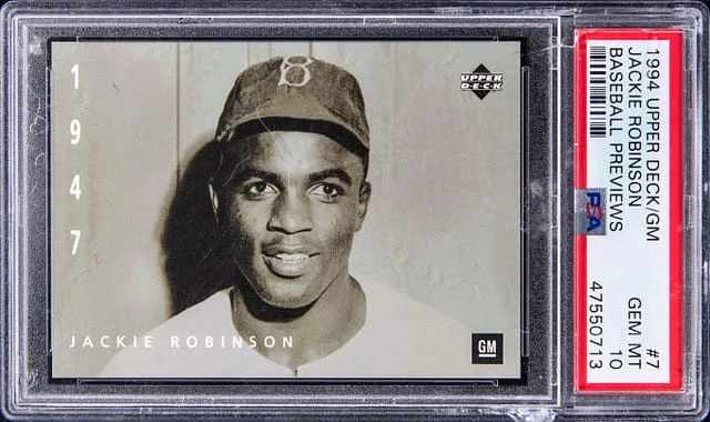 1994 Upper Deck Jackie Robinson GM Baseball Previews #7 card image