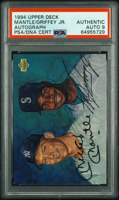 1994 Upper Deck Ken Griffey Jr./Mickey Mantle #no-number card image