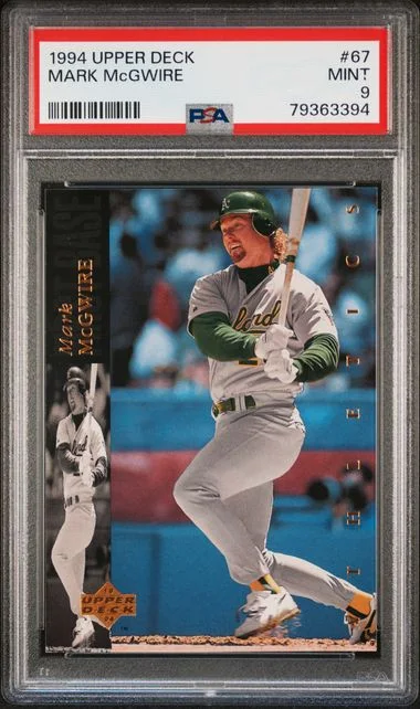 1994 Upper Deck Mark Mcgwire #67 card image