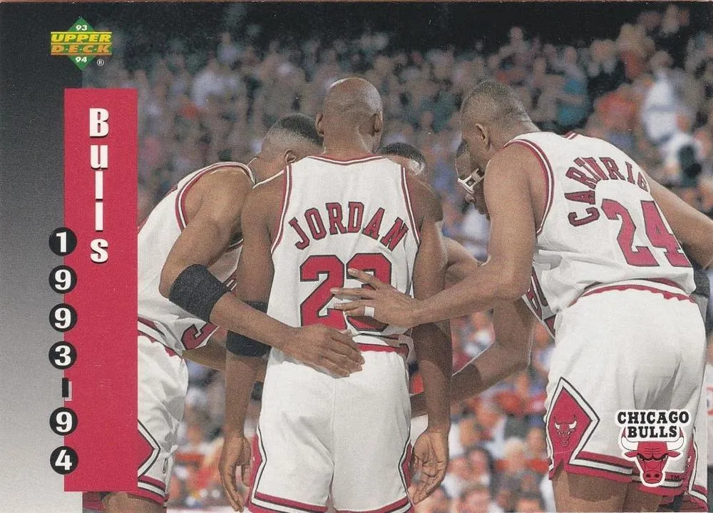 1994 Upper Deck McDonald's Teams (French) Michael Jordan #4 card image