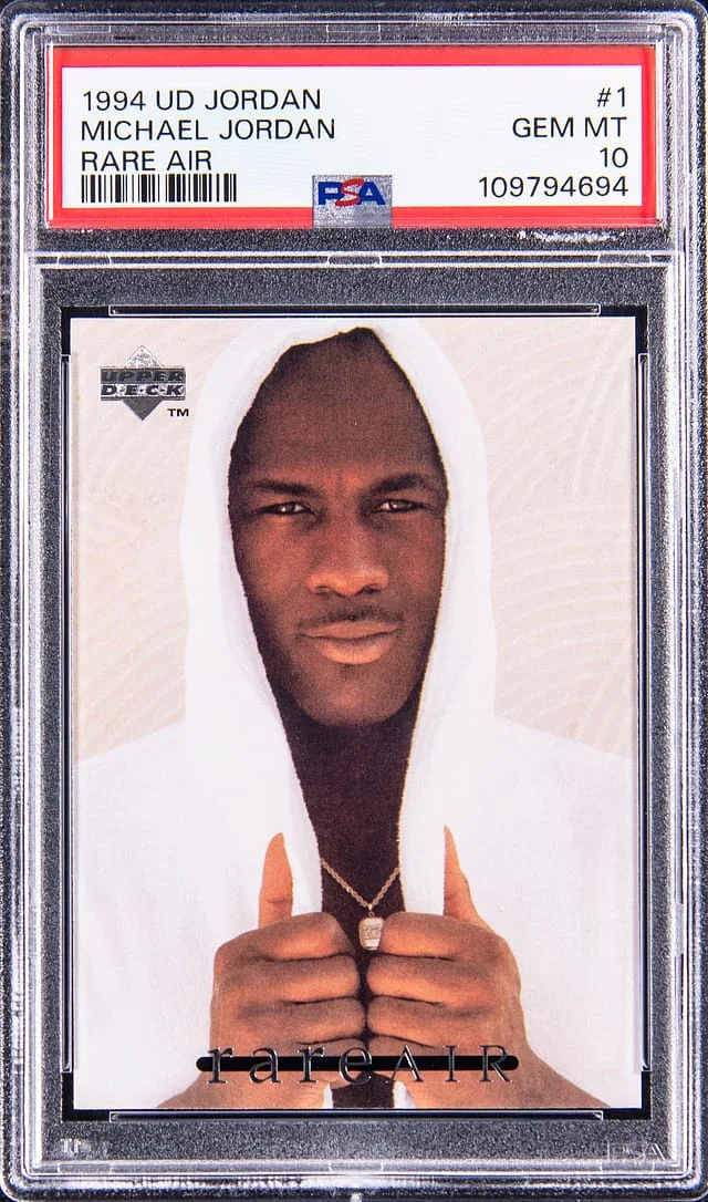 1994 Upper Deck Michael Jordan MJ Rare Air Jumbo #1 card image