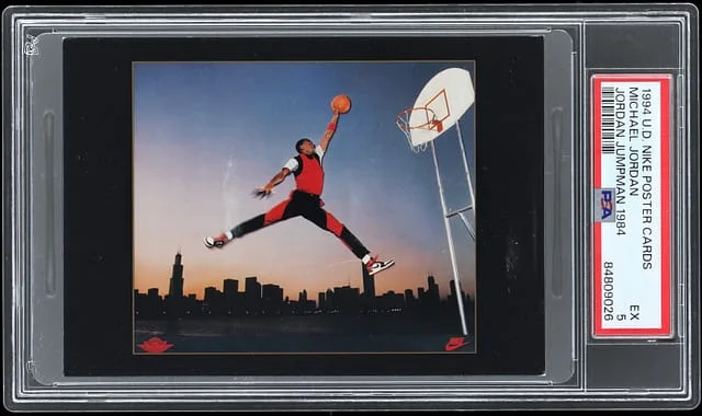 1994 Upper Deck Michael Jordan Nike Poster Cards Jordan Jumpman #1984 card image