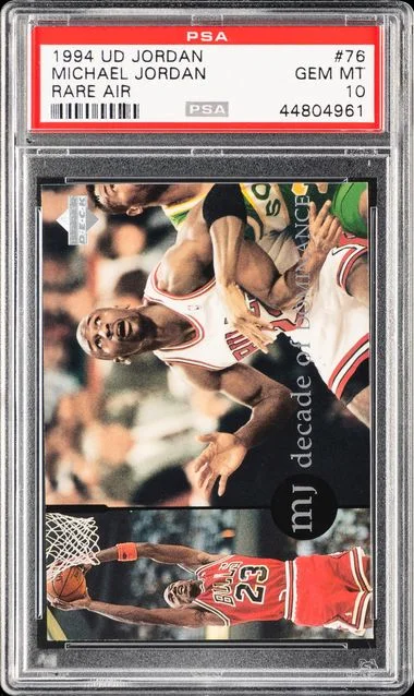 1994 Upper Deck Michael Jordan MJ Rare Air #76 card image
