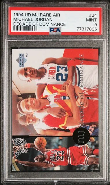 1994 Upper Deck Michael Jordan MJ Rare Air Decade Of Dominance #J4 card image