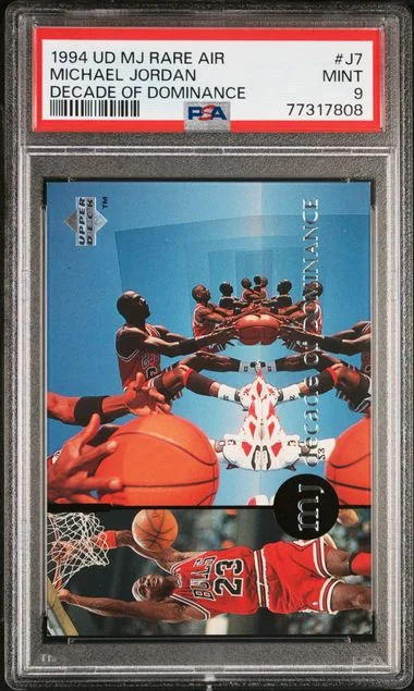 1994 Upper Deck Michael Jordan MJ Rare Air Decade Of Dominance #J7 card image