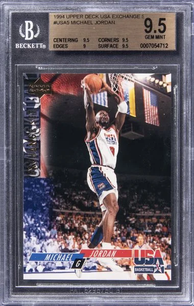 1994 Upper Deck Michael Jordan USA Exchange Set #USA5 card image