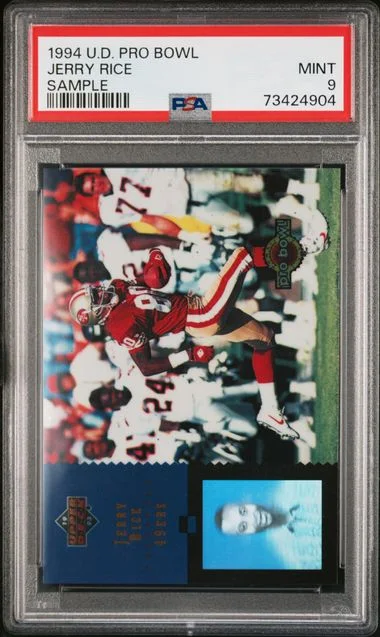 1994 Upper Deck Pro Bowl Sample Jerry Rice #no-number card image