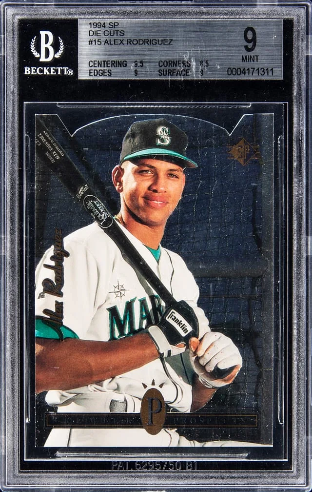 1994 Upper Deck SP Alec Rodriguez Die Cuts #15 card image