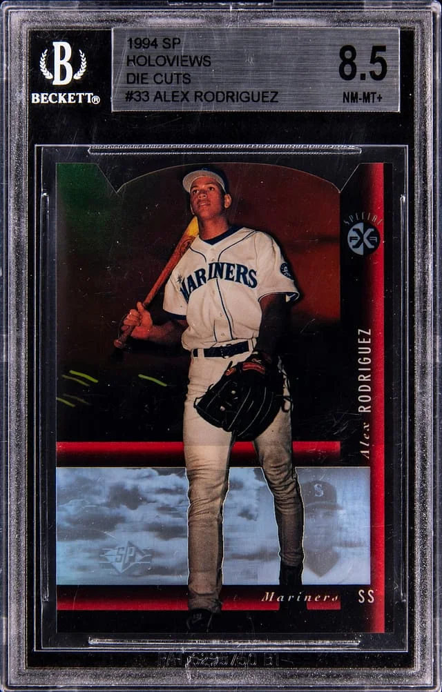 1994 Upper Deck SP Alex Rodriguez Holoviews Die Cuts #33 card image
