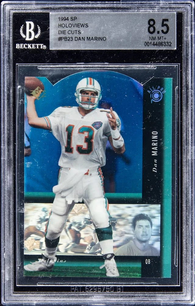 1994 Upper Deck SP Dan Marino Holoview Die-Cuts #PB23 card image