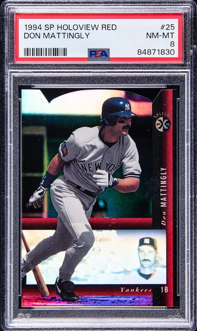 1994 Upper Deck SP Don Mattingly Holoview Red #25 card image