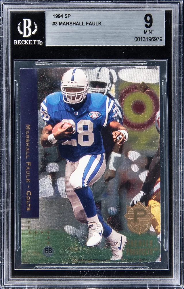 1994 Upper Deck SP Marshall Faulk #3 card image
