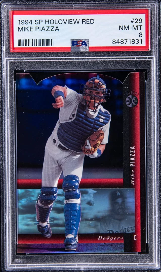 1994 Upper Deck SP Mike Piazza Holoview Red #29 card image
