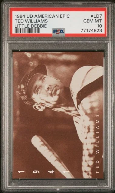 1994 Upper Deck Ted Williams American Epic Little Debbies #LD7 card image