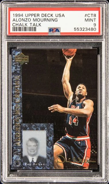 1994 Upper Deck USA Basketball Alonzo Mourning Chalk Talk #Ct8 card image