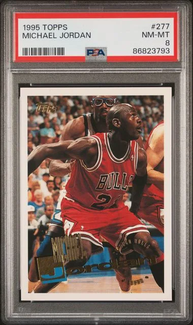 1995-76 Topps Michael Jordan #277 card image