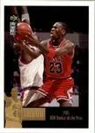 1995-96 Collector's Choice Argentina Stickers Michael Jordan #213 card image