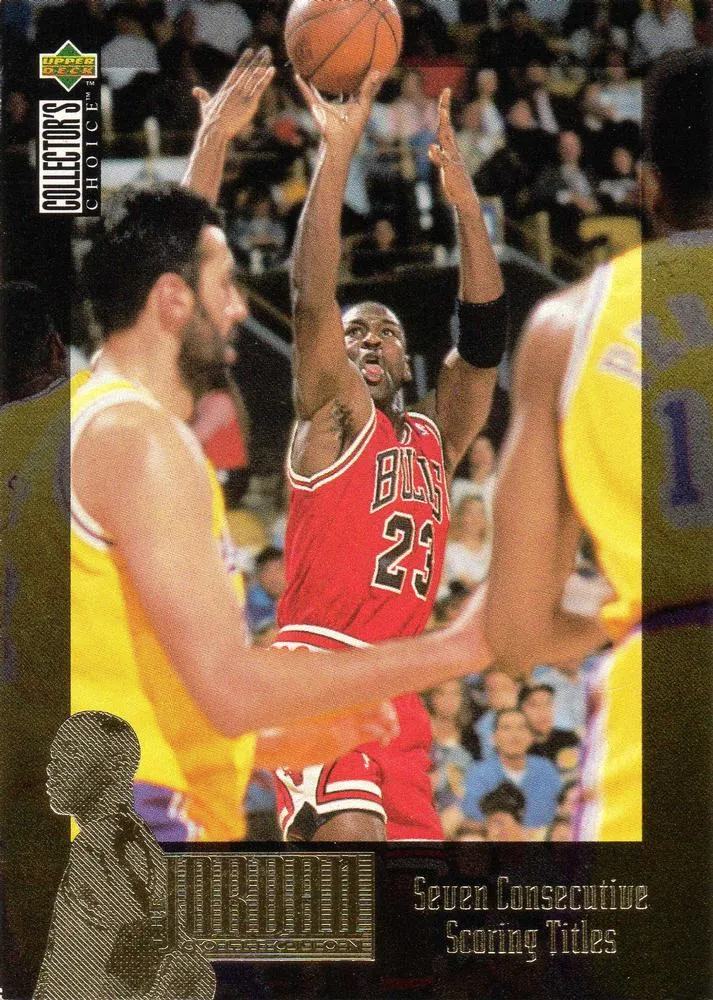 1995-96 Collector's Choice English II Michael Jordan The Jordan Collection #JC1 card image