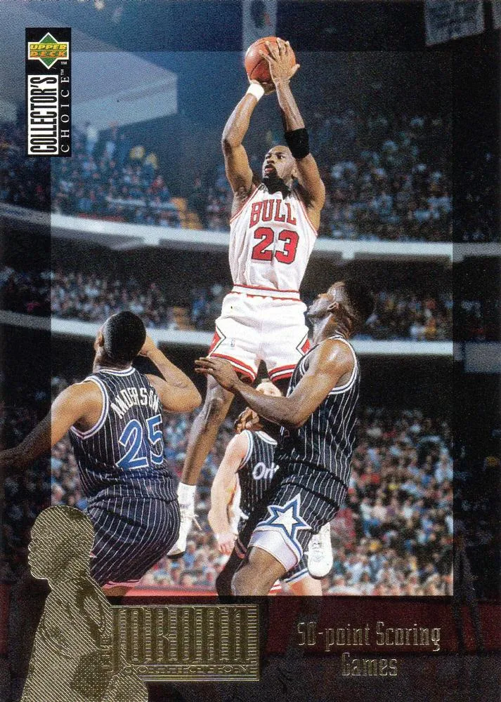 1995-96 Collector's Choice English II Michael Jordan The Jordan Collection #JC2 card image