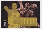 1995-96 Collector's Choice European Stickers Michael Jordan #MJ4 card image