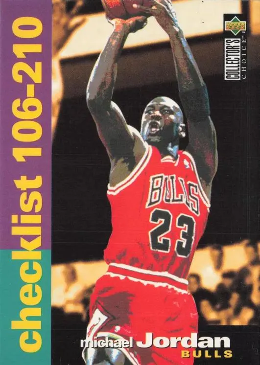 1995-96 Collector's Choice Japanese Michael Jordan #210 card image