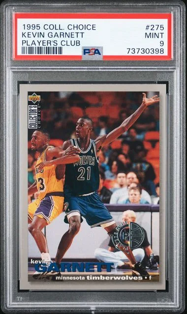 1995-96 Collector's Choice Kevin Garnett Player's Club #275 card image