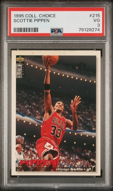 1995-96 Collector's Choice Scottie Pippen #215 card image