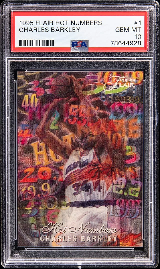 1995-96 Flair Charles Barkley Hot Numbers #1 card image