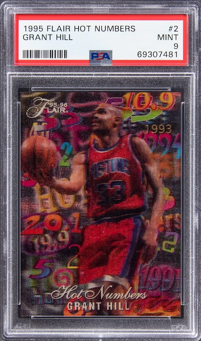 1995-96 Flair Grant Hill Hot Numbers #2 card image