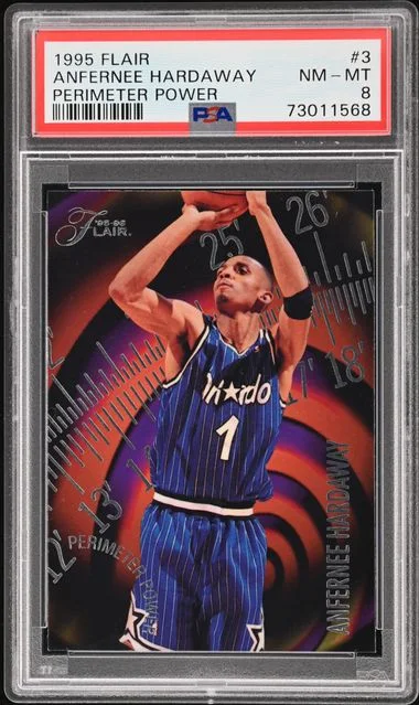 1995-96 Fleer Flair Anfernee Hardaway Perimeter Power #3 card image